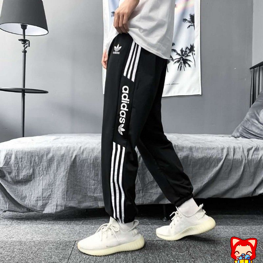 Adidas clover couple outfit pants for men and women trendy loose shorts