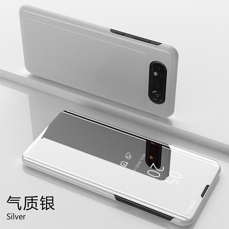 Bao da điện thoại mặt gương thông minh thời trang cho Samsung A80 A90 | BigBuy360 - bigbuy360.vn