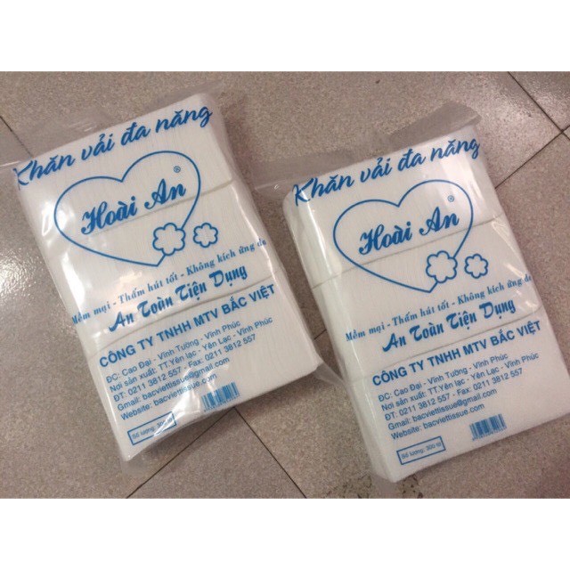 Khăn vải khô đa năng túi to Hoài An 300gr  - K13