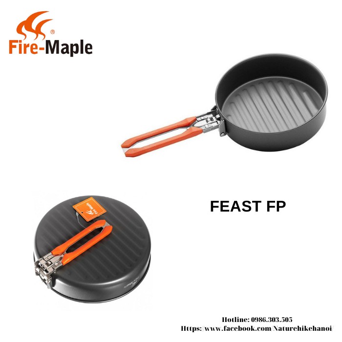 Dụng cụ nấu ăn dã ngoại cắm trại chảo firemaple campoutvn dã ngoại chống dính  FEAST FP A303