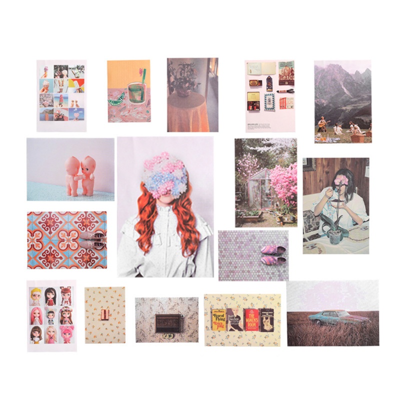 Tranh Treo Tường Hình Ngôi Làng / Quả Đào / Bãi Biển Phong Cách Boho Dành Cho Thanh Thiếu Niên