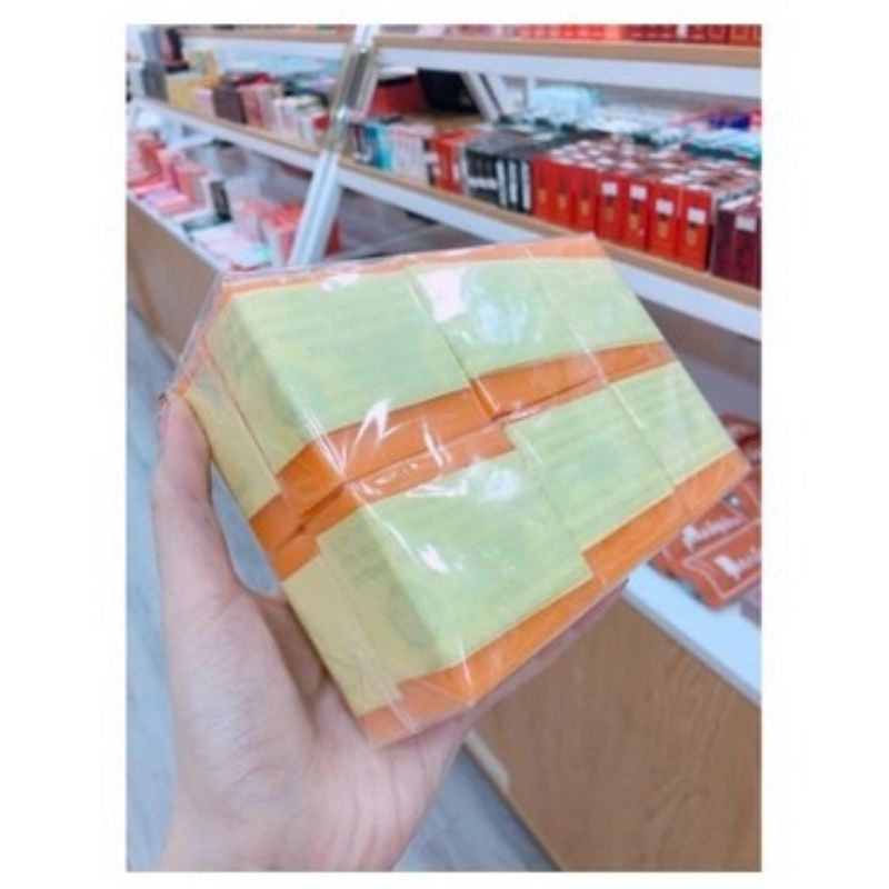 Xà Phòng Cam Nghệ Orange Natural Soap Thái Lan 65gr Hàng Xịn Xà Phòng Cam Nghệ Thái Lan