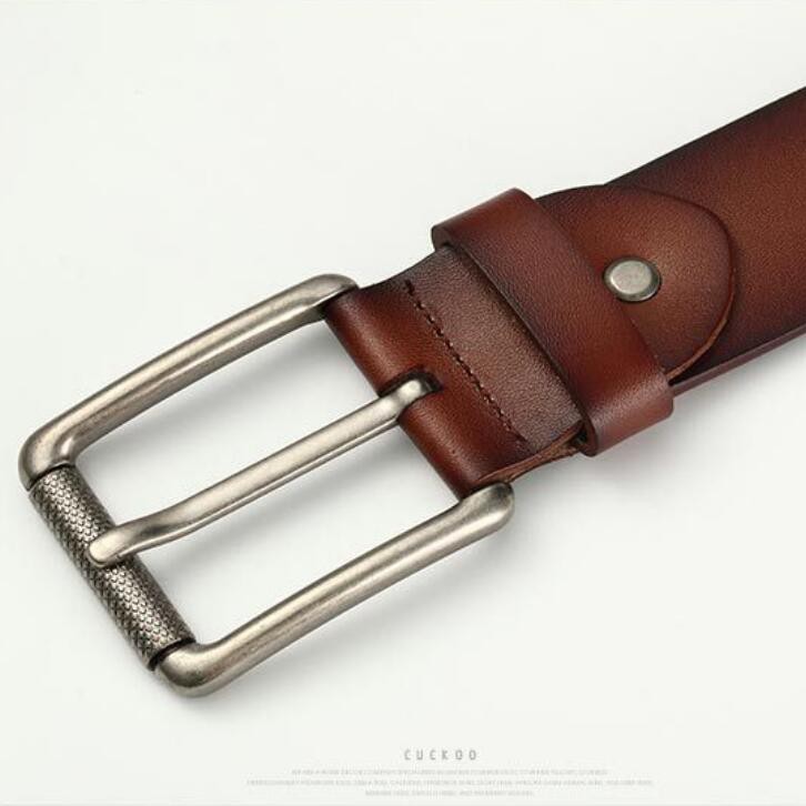 Thắt lưng da bò phong cách cổ điển thời trang cho nam