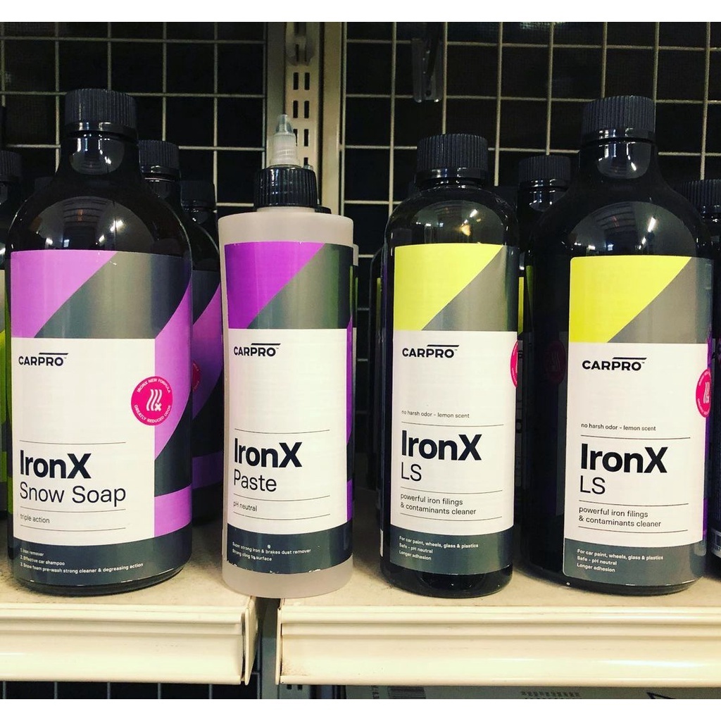 Xà Phòng Rửa Xe Tẩy Bụi Kim Loại 2in1 CARPRO Iron X Snow Soap Nước Rửa Xe Chính Hãng Hàn Quốc chai 500ml