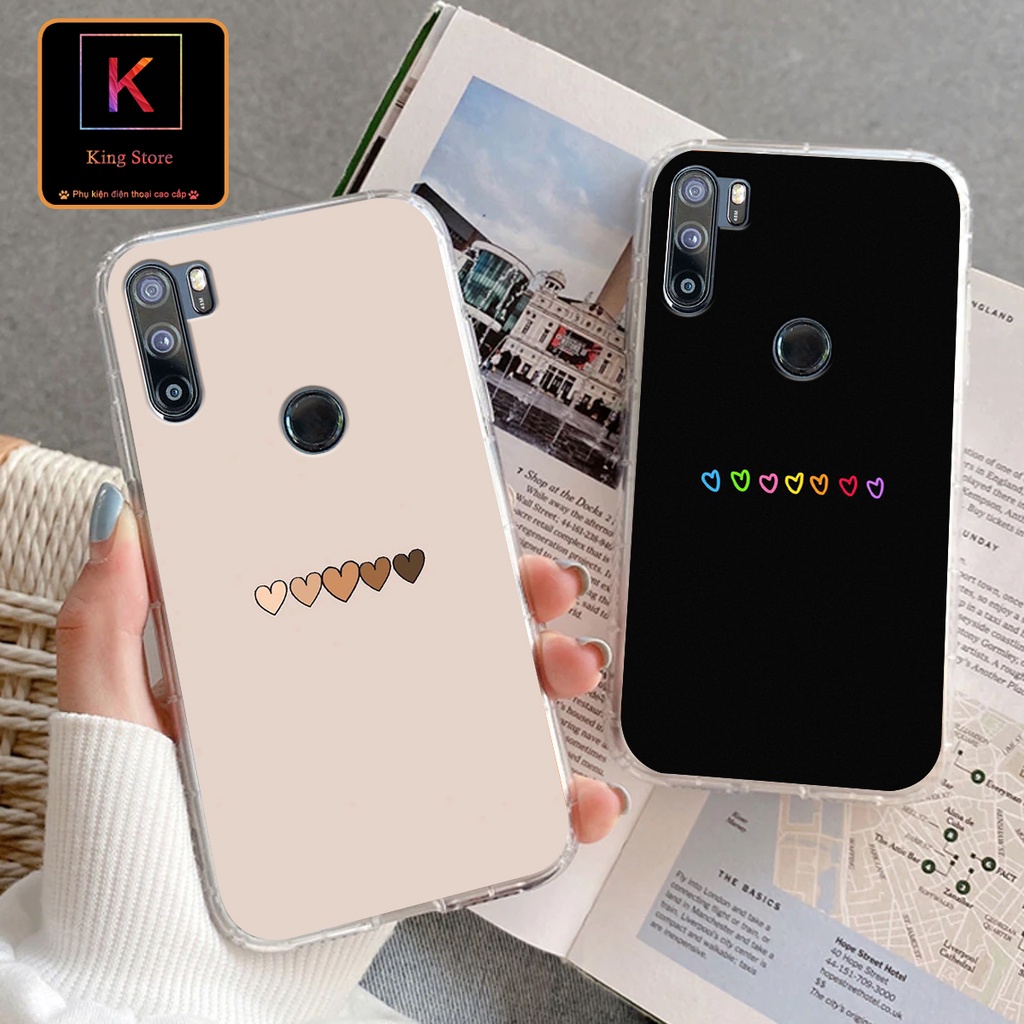 Ốp Lưng Vsmart Active 3 - Active 1 - Active 1 Plus in hình MyHeart đáng yêu - Chất liệu Silicon siêu bền