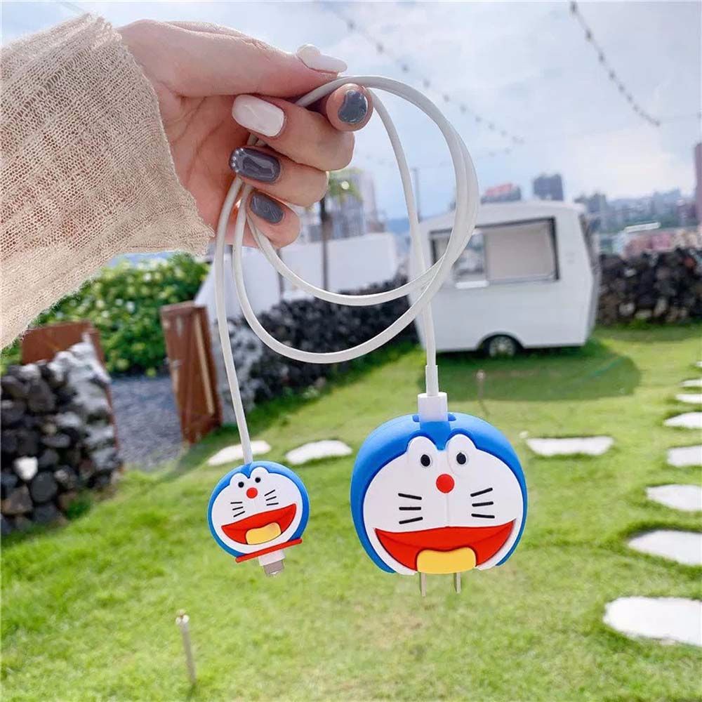 Vỏ bọc bảo vệ dây cáp sạc hình gấu Pooh dễ thương