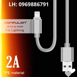Cáp sạc Lightning Konfulon S40