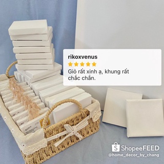 Giỏ cói đựng đồ cá nhân, đựng mỹ phẩm, đựng đồ khô phòng khách, nhà bếp, giỏ đi picnic có quai kèm vải lót (giỏ mây mềm)