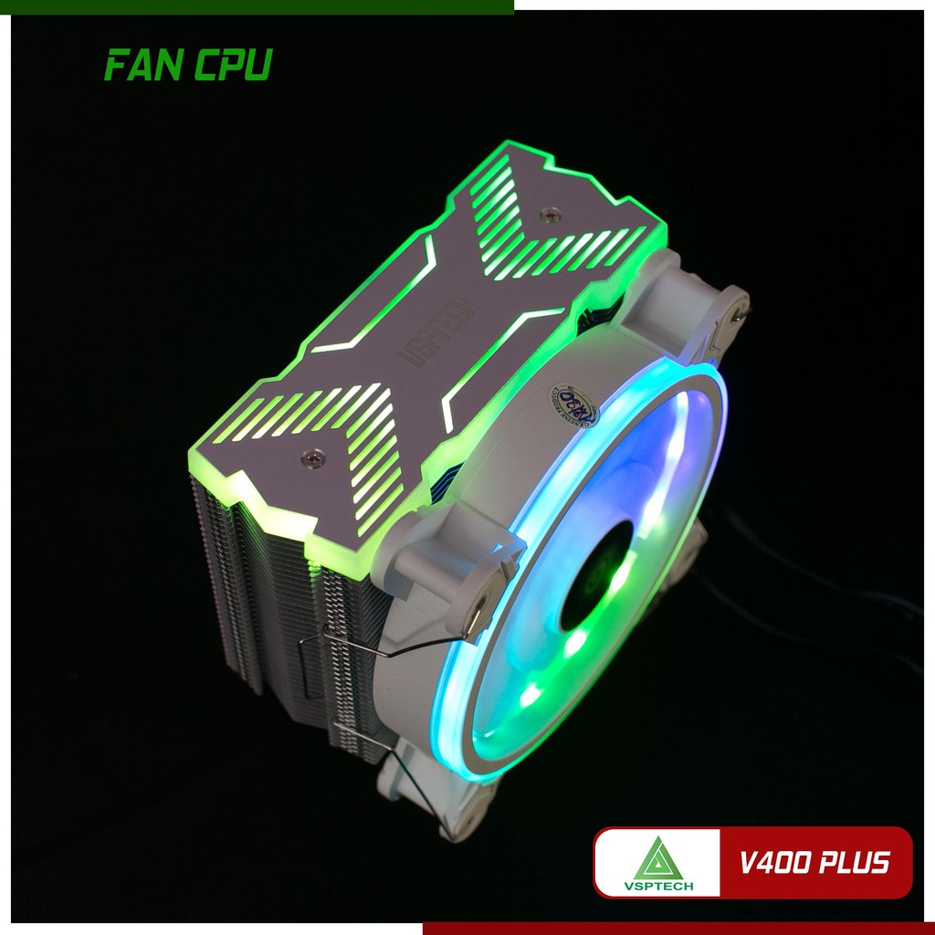Quạt Tản Nhiệt VSP Cooler V400 PLUS LED ARGB.