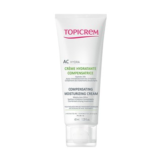 Kem giữ ẩm làm dịu da kích ứng do điều trị mụn Topicrem AC Compensating Moisturizing Cream 40ml