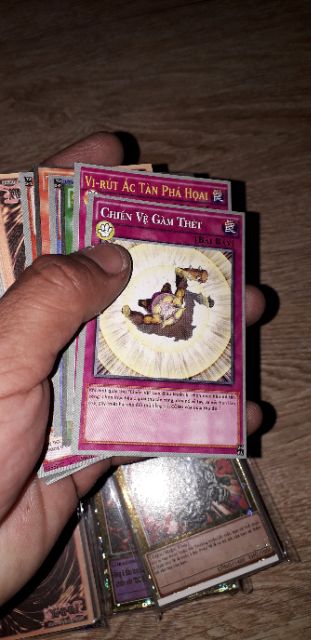 Combo 120 thẻ bài Yugi oh phiên bản tiếng Việt bằng giấy bóng cứng