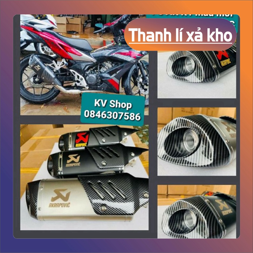 Tổng hợp các loại Pô AK R1, Mivv, AHM, Leovice, Yoshimura r77, SC, AK R3