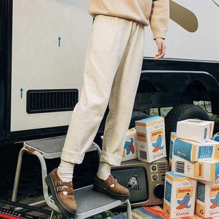 Quần baggy kem kaki - Basic pants unisex