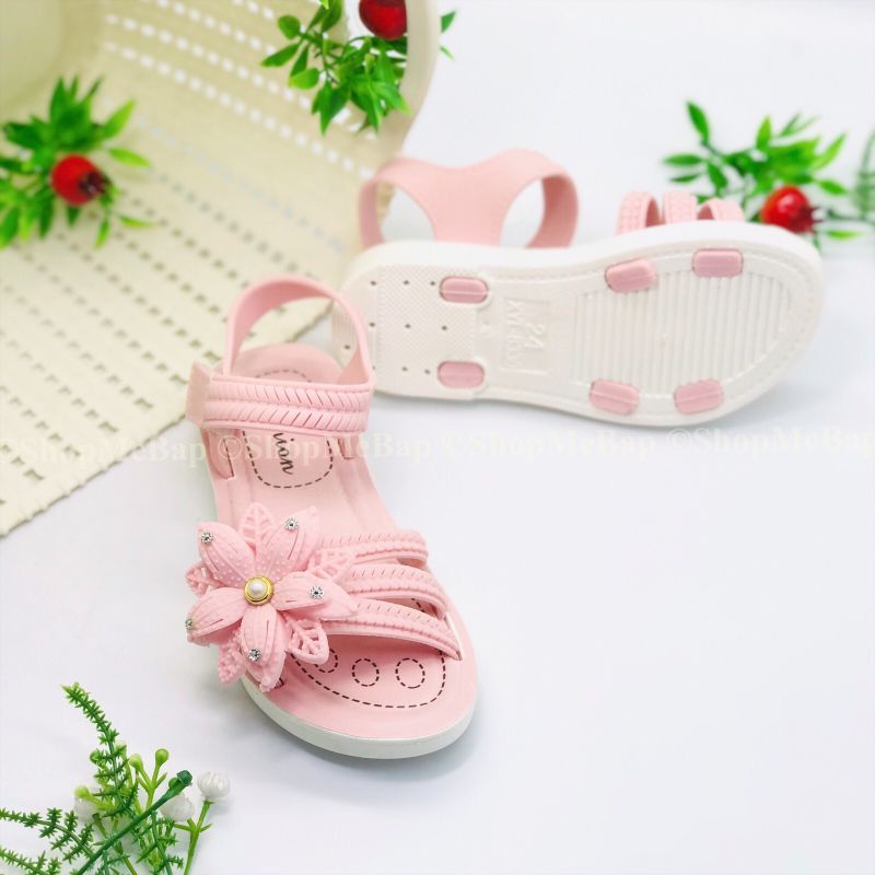 Sandal bé gái đi học quai mềm chống nước đẹp suất sắc cho bé gái