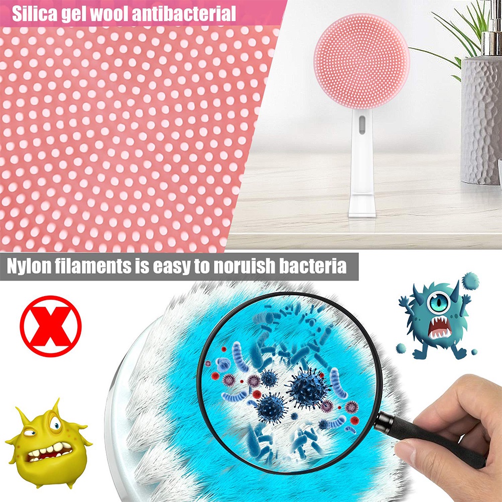 [Hàng mới về] Đầu bàn chải silicon cao cấp chuyên dùng thay thế cho bàn chải đánh răng điện