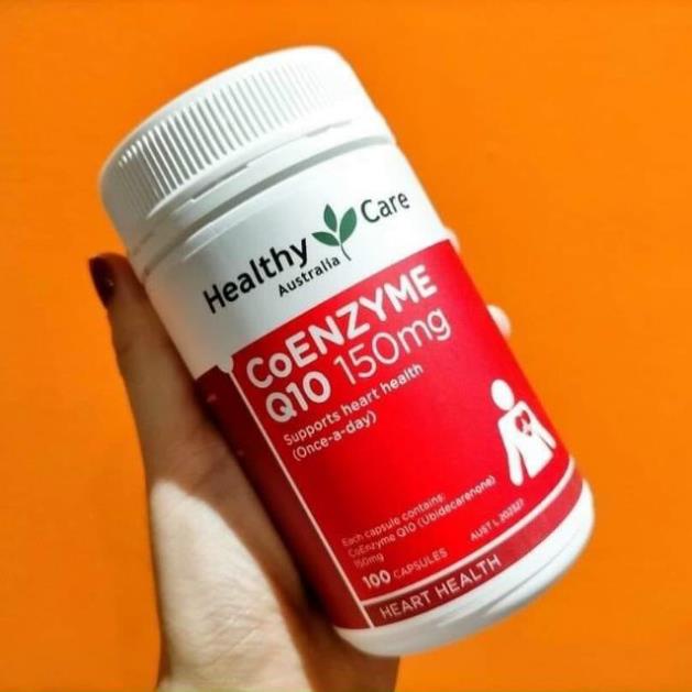 Q10 bổ tim mạch 150mg heathycare và Q10 blackmore