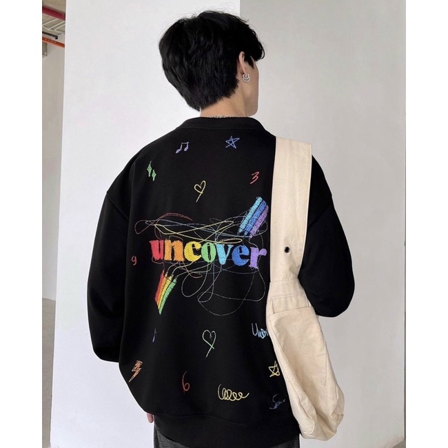 Áo khoác Cardigan áo Jacket uncover crayon cardigan bút sáp dành cho nam nữ