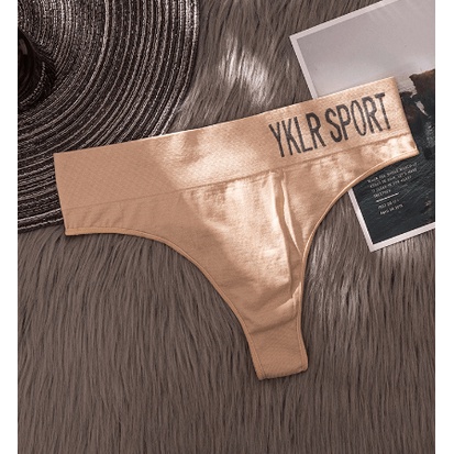 [Ảnh thật] Quần lót lọt khe nữ YKLR Sports chất liệu Cotton sexy M3