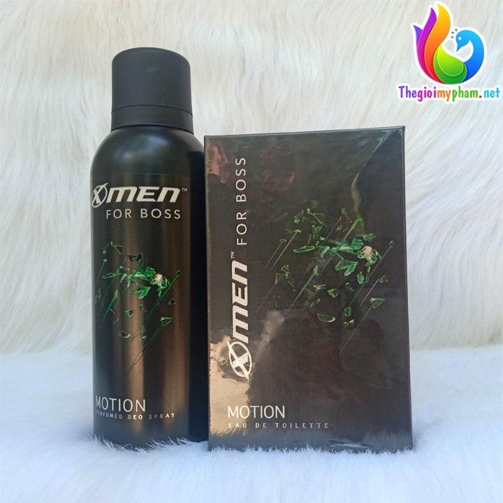 Combo Nước Hoa Xmen For Boss Motion 49ml + Xịt XMen For Boss Motion 150ml