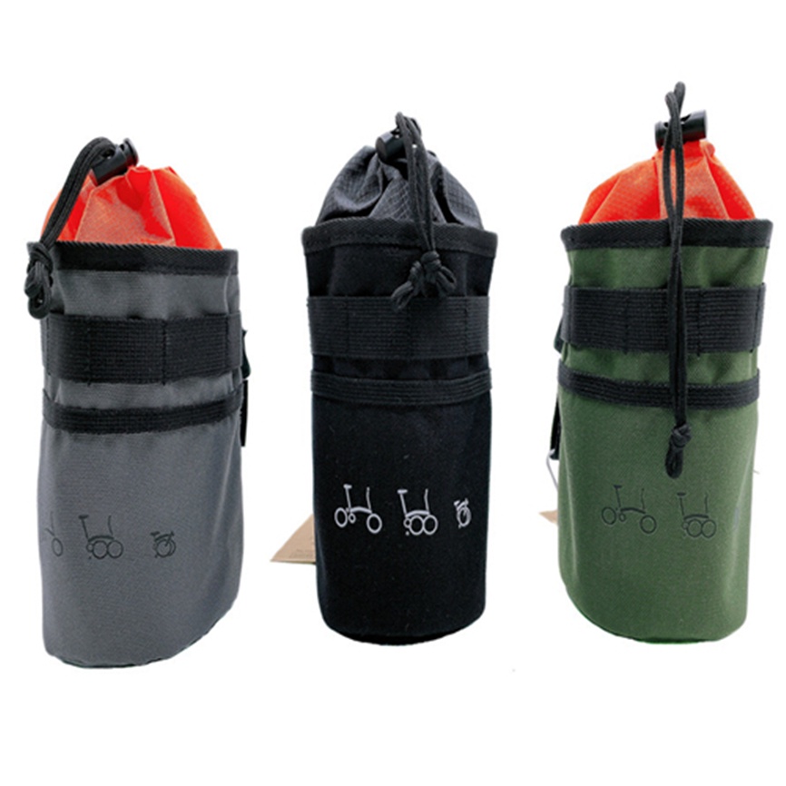 Litepro Water Bottle Holder Front Frame Rack bag Seatpost Cage holder with velcro buckle For Brompton Cycling Accessories