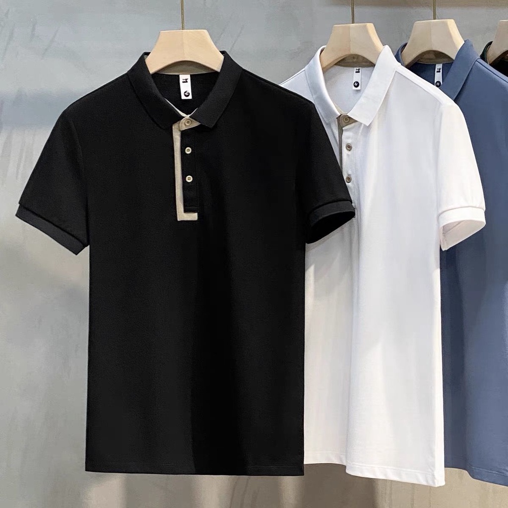 Áo polo Cotton Tay Ngắn size Lớn 4Xl Mùa Hè Hàng Mới Dành Cho Bạn Nam size s 2022