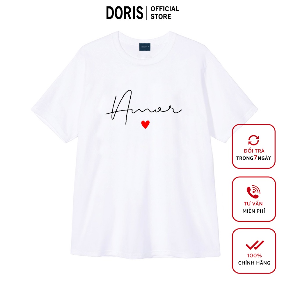 Áo phông Basic Tee phông trơn nam nữ DORRIS N AMER