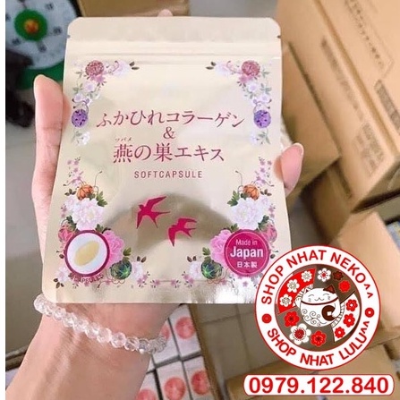 [MẪU MỚI] Viên Uống bổ sung Collagen Yến Tươi Nhật Bản Gói 30 viên