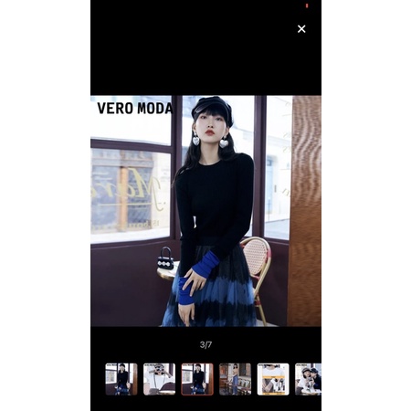 Áo len nữ dài tay cách điệu tiểu thư thời thượng Vero moda có sẵn giao nhanh 🔥