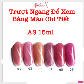 Sơn Gel Mất Mèo Hồng Đậu AS 15ml Mã DM