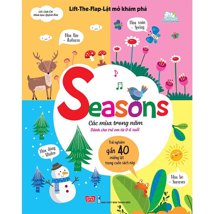 Sách-Lift-The-Flap-Lật mở khám phá - Seasons - Các mùa trong năm