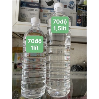 Cồn lít 70độ,90độ chai 1,5lít chai to