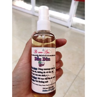 Dầu dừa massage em bé