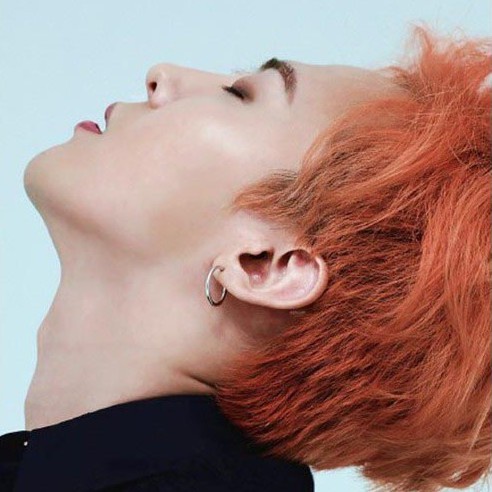 Khuyên tai bằng thép titan dạng vòng phong cách Hàn Quốc thời trang bông tai T424