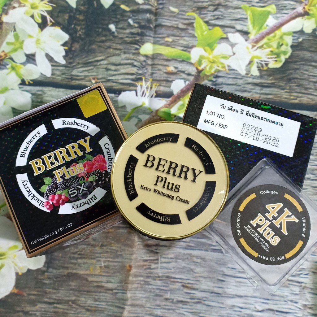 Kem 4k berry plus - Chuyên nám nặng [ Thái Lan ]