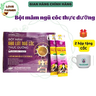Bột Gạo Lứt Ngũ Cốc Thực Dưỡng Bh.nong, Bột Mầm Gạo Lứt Uống Liền Bổ Sung Canxi Hữu Cơ - LOVE FARMER