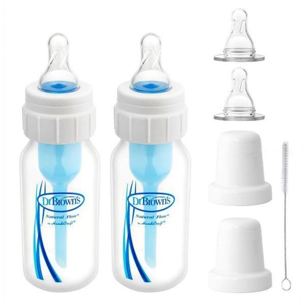 Bình sữa Y tế chuyên dụng cho trẻ Sinh non, bú yếu, hở hàm ếch Dr.Brown USA  20-240ml