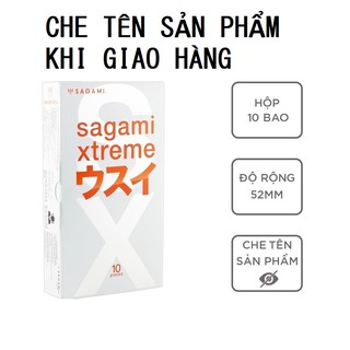Bao cao su Sagami Superthin siêu mỏng hộp 10 bcs - baconsoc