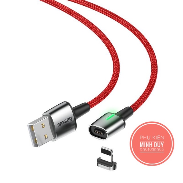 [Mã 2404EL10K giảm 10K đơn 20K] Cáp sạc từ tính Baseus Zinc Magnetic Cable Series 2 (Type C/ Micro/ Lightning)