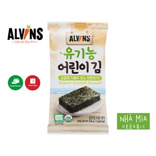 Rong biển hữu cơ tách muối Alvins Hàn Quốc (gói dùng thử)