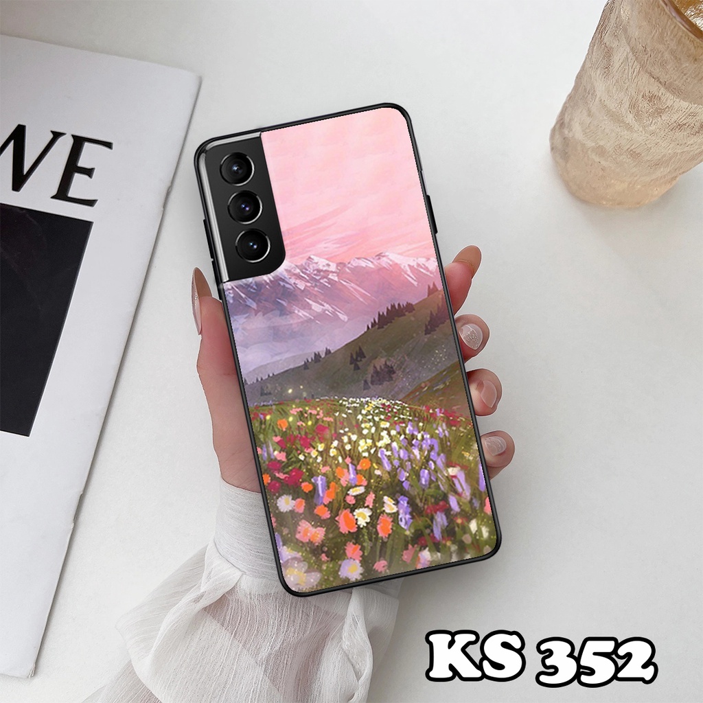 Ốp lưng Samsung S21 - S21 Plus - S21 Ultra - S21 FE - Ốp Samsung in hình Cánh đồng hoa - Chất liệu TPU siêu bền