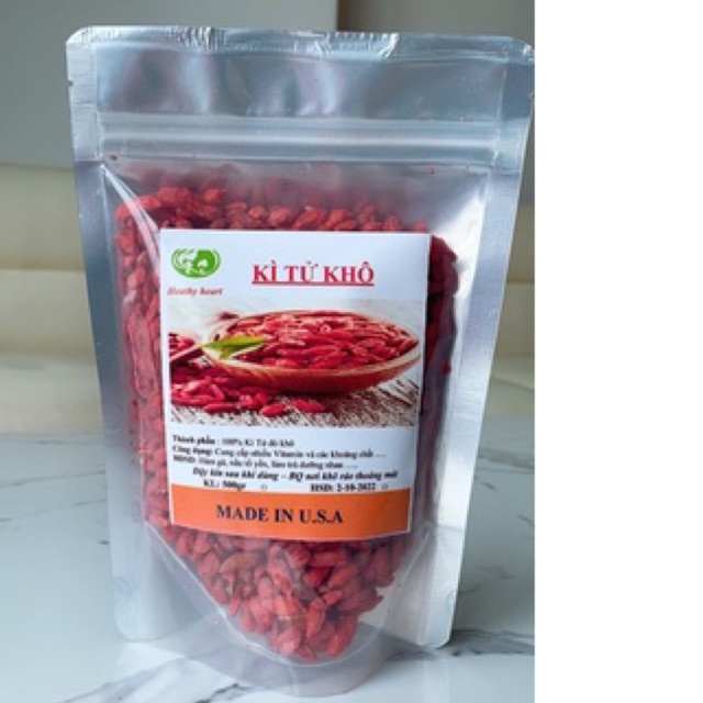 Túi 250g kỷ tử đỏ sấy khô