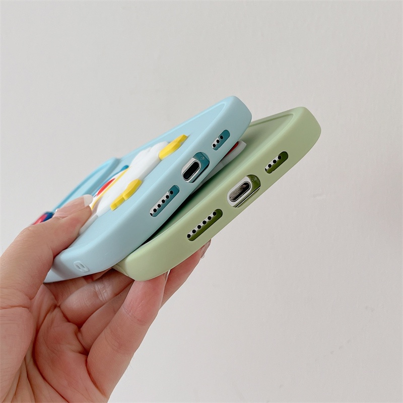 Ốp Điện Thoại Hình Vịt Chubby Dễ Thương Cho iPhone 12 13 11 PRO MAX XR 11 12 PRO 13 PRO MAX 14 14 PRO