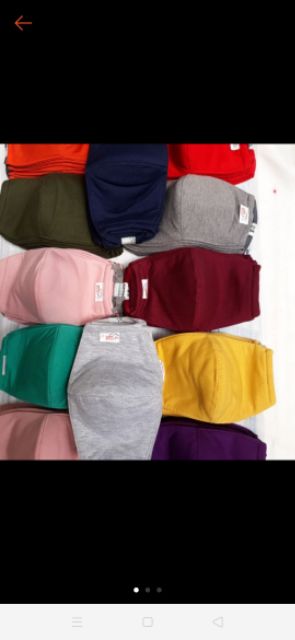 COMBO 10 Khẩu trang vải kT một màu hàng đep