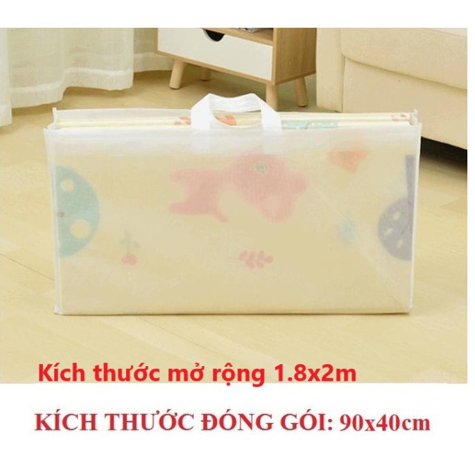 [Xả Kho]Thảm Xốp Gấp Gọn 2 XPE Hàn Quốc Cho Bé Tập Bò Chống Ngã Hình Ngẫu N