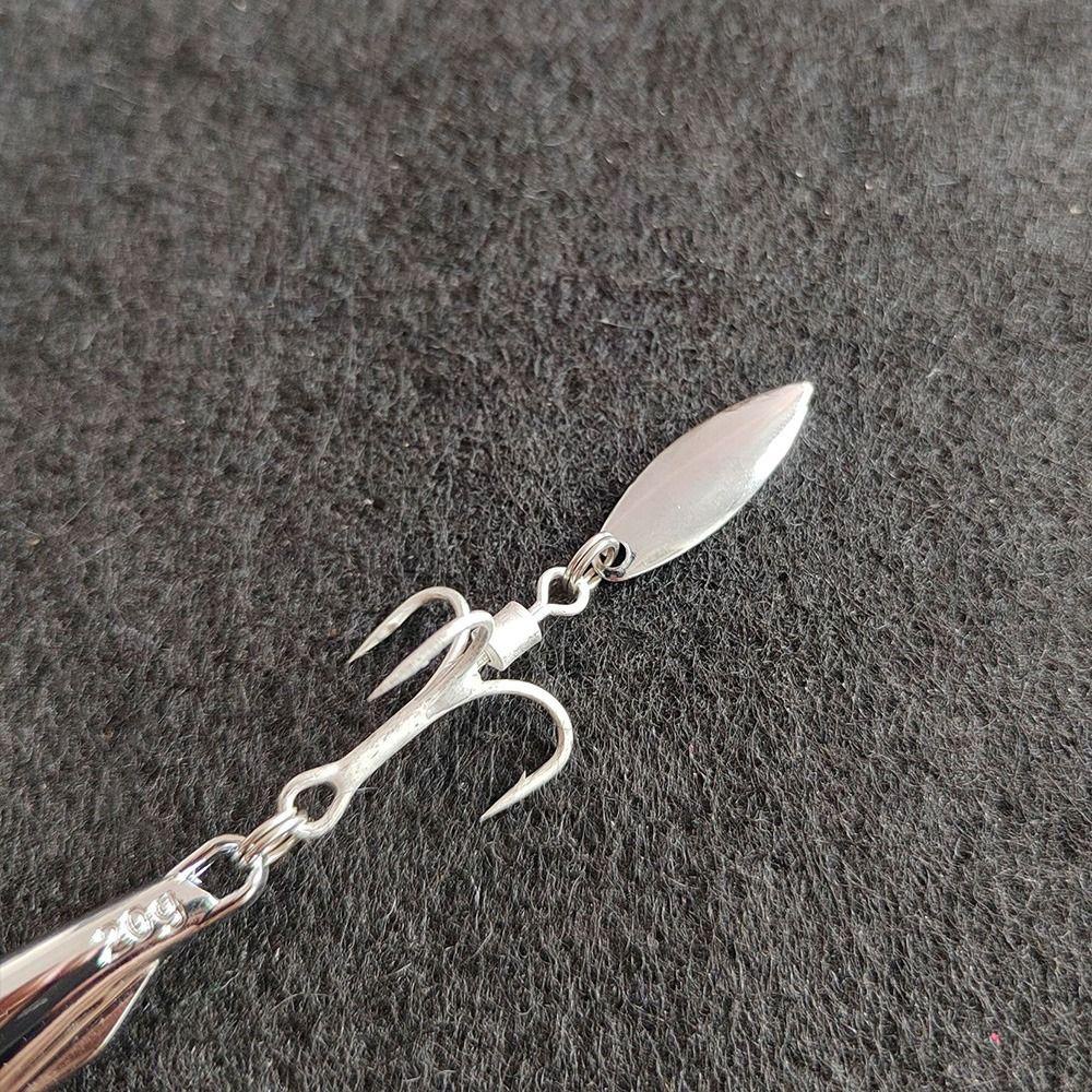 Set 2 Mồi Câu Cá Giả Bằng Kim Loại Mạ Điện 15g 20G 30G