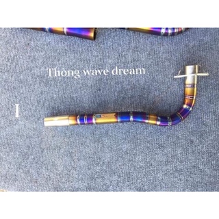 Cổ pô TITAN thòng cho WAVE-DREAM