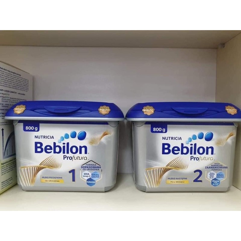 [Aptamin-NutriLon] Bebilon bạc, số 1, 2, 3, 4, Hộp 800g- Hàng Nội Địa Balan