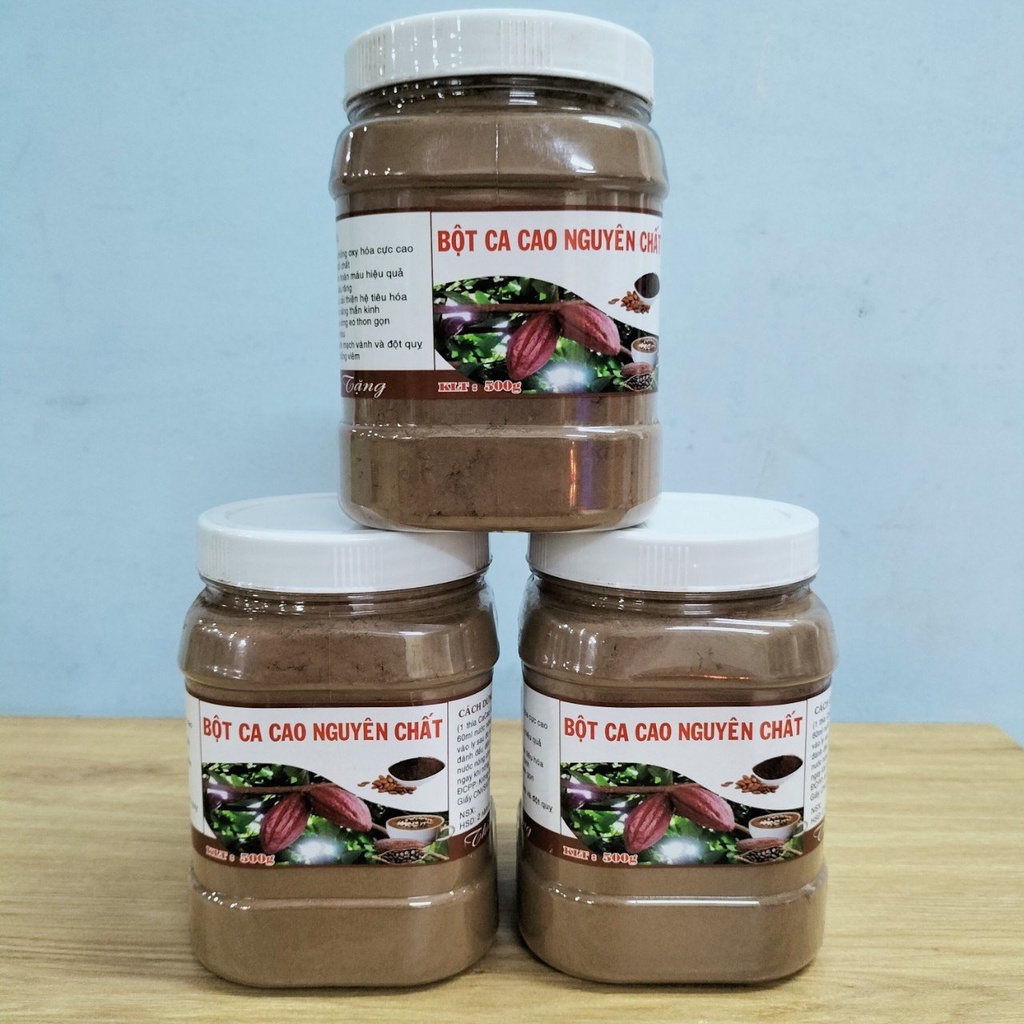 Bột Cacao Nguyên Chất Đăk Lăk 500gr