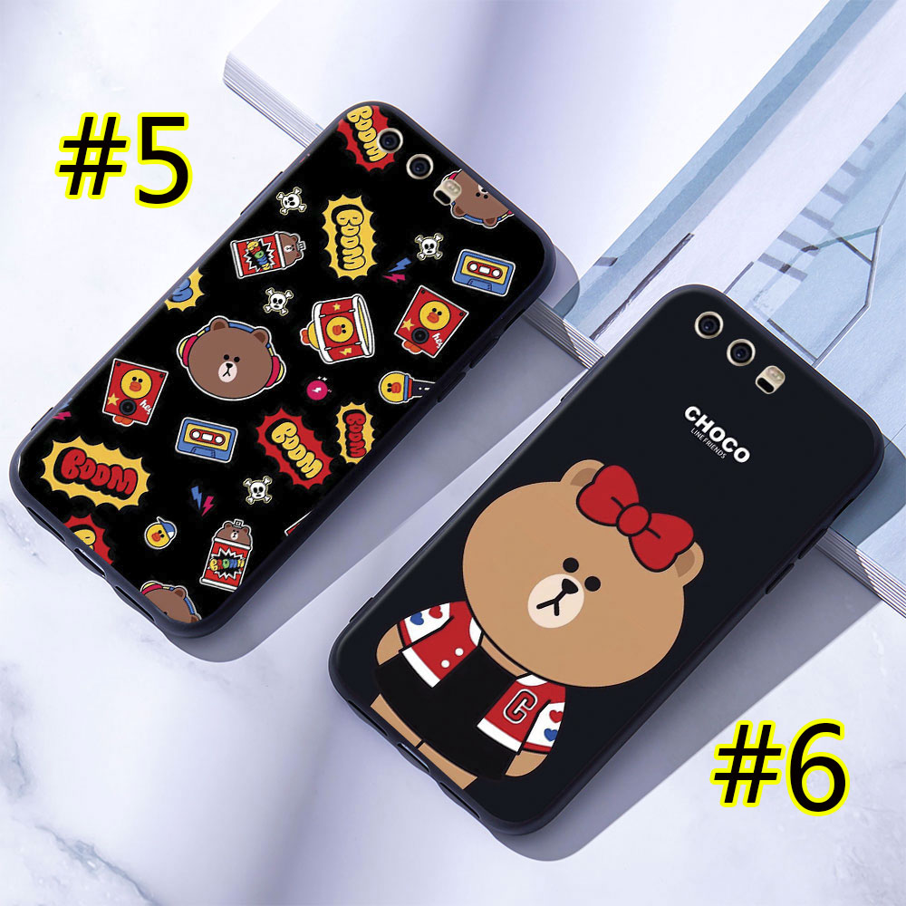 Ốp điện thoại mềm hình gấu nâu 2 cho Huawei P9 P10 Lite Plus