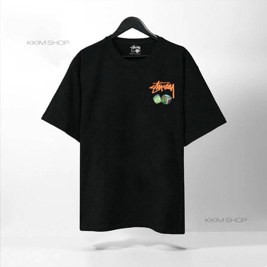 Áo Thun Tay Lỡ STUSSY, áo phông unisex Form rộng oversize, chất liệu Cotton. KKIMShop